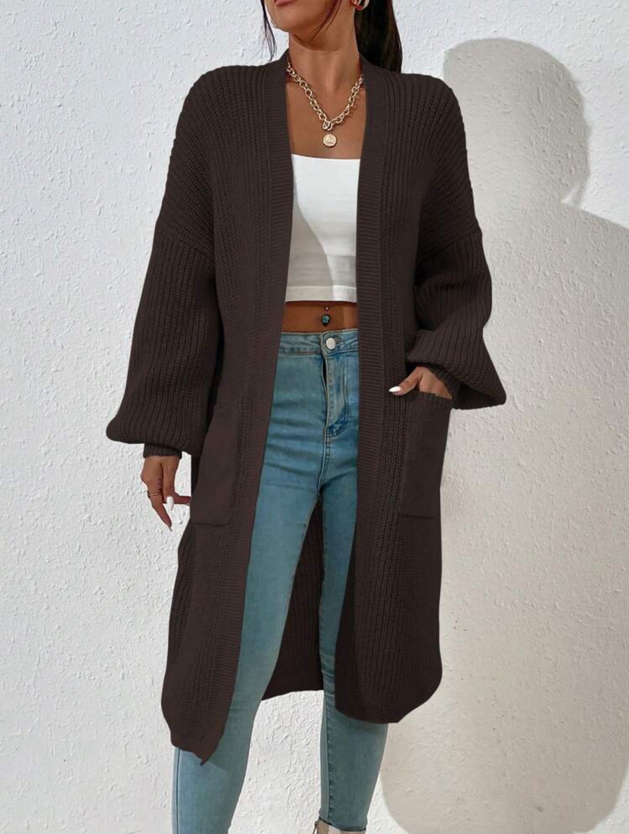 CHOCOLATE CARDIGAN