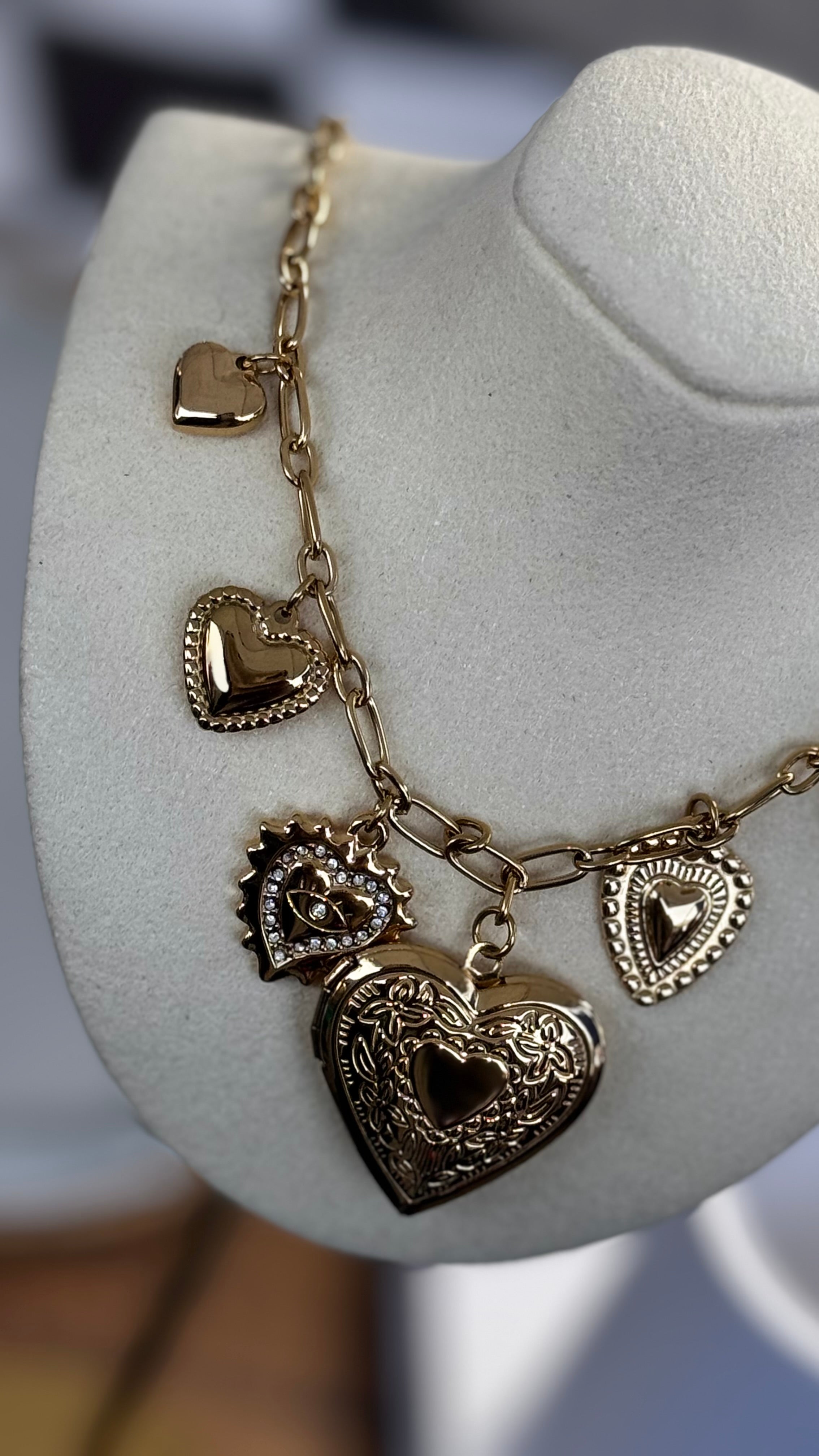 The Love Me Locket Charm Necklace