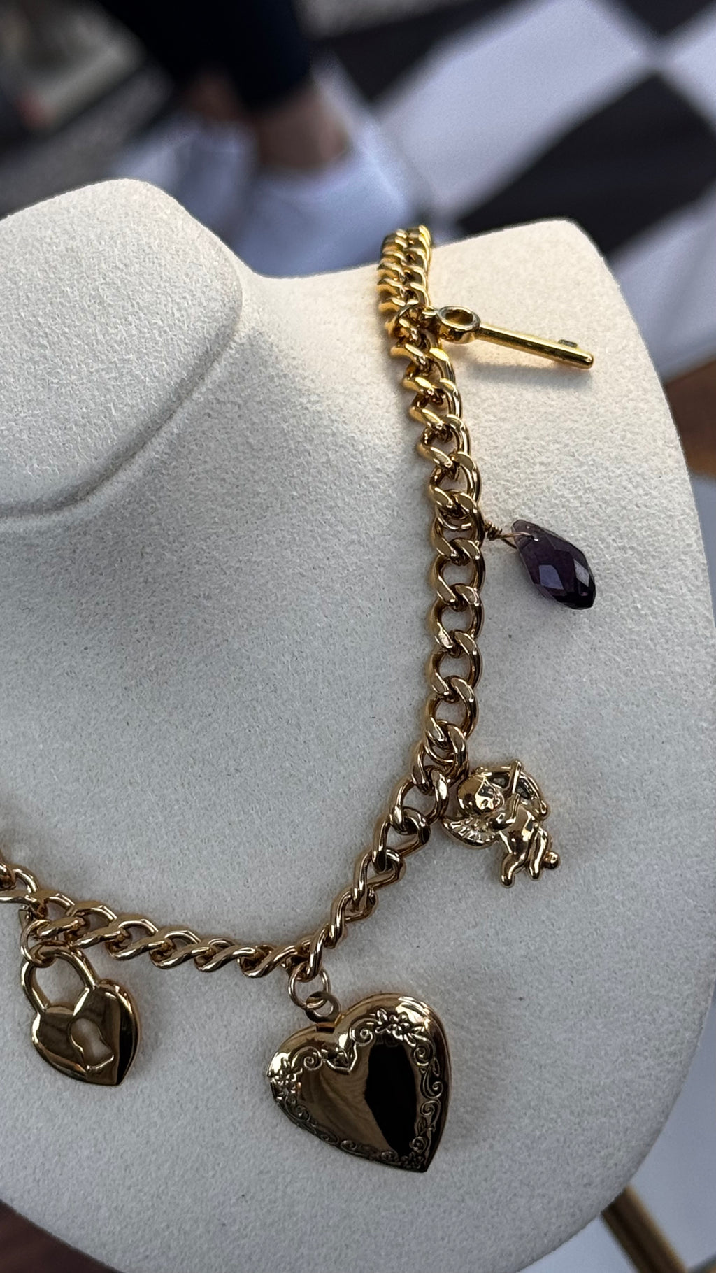 The Angel Locket Charm Necklace