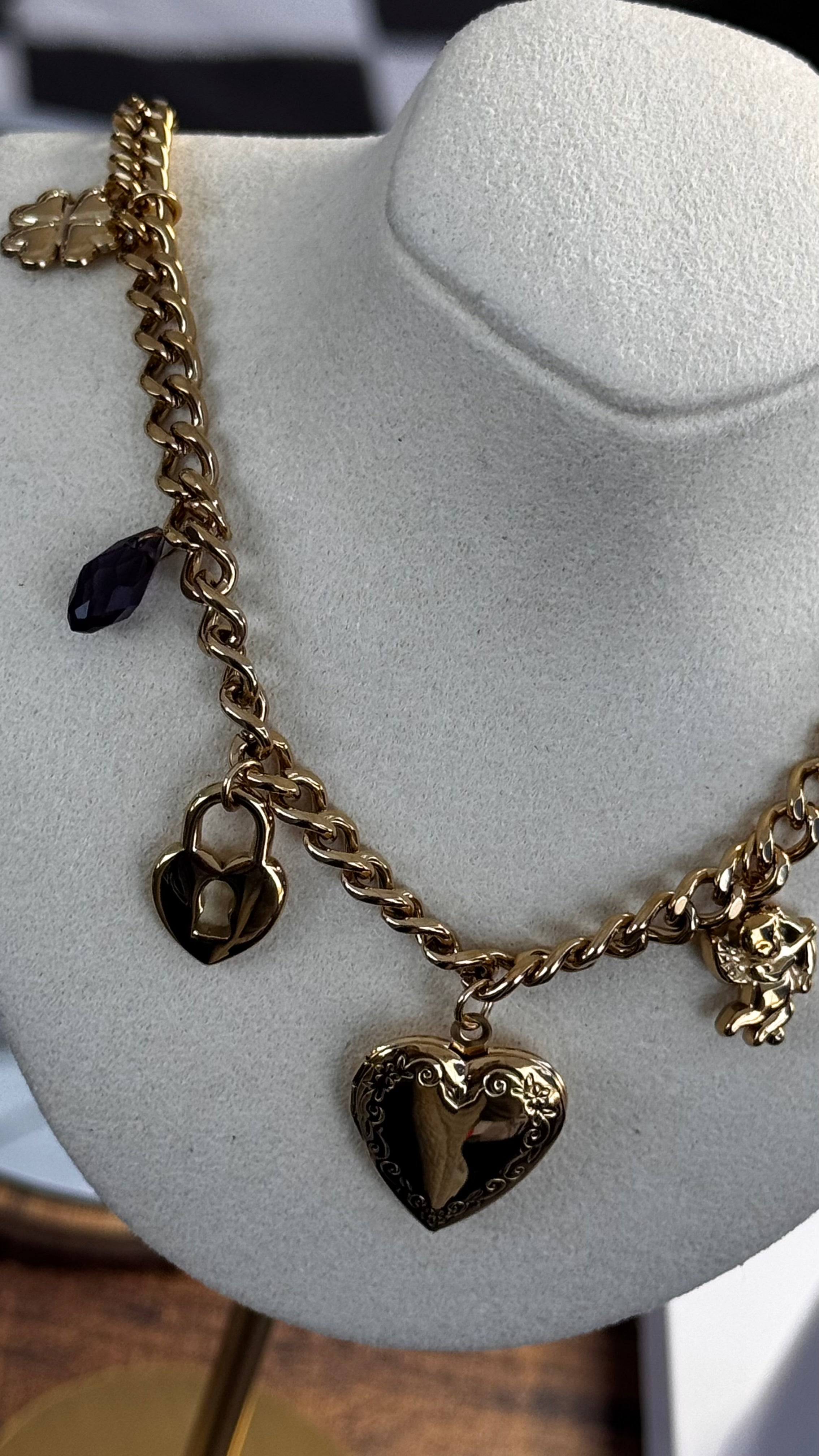 The Angel Locket Charm Necklace