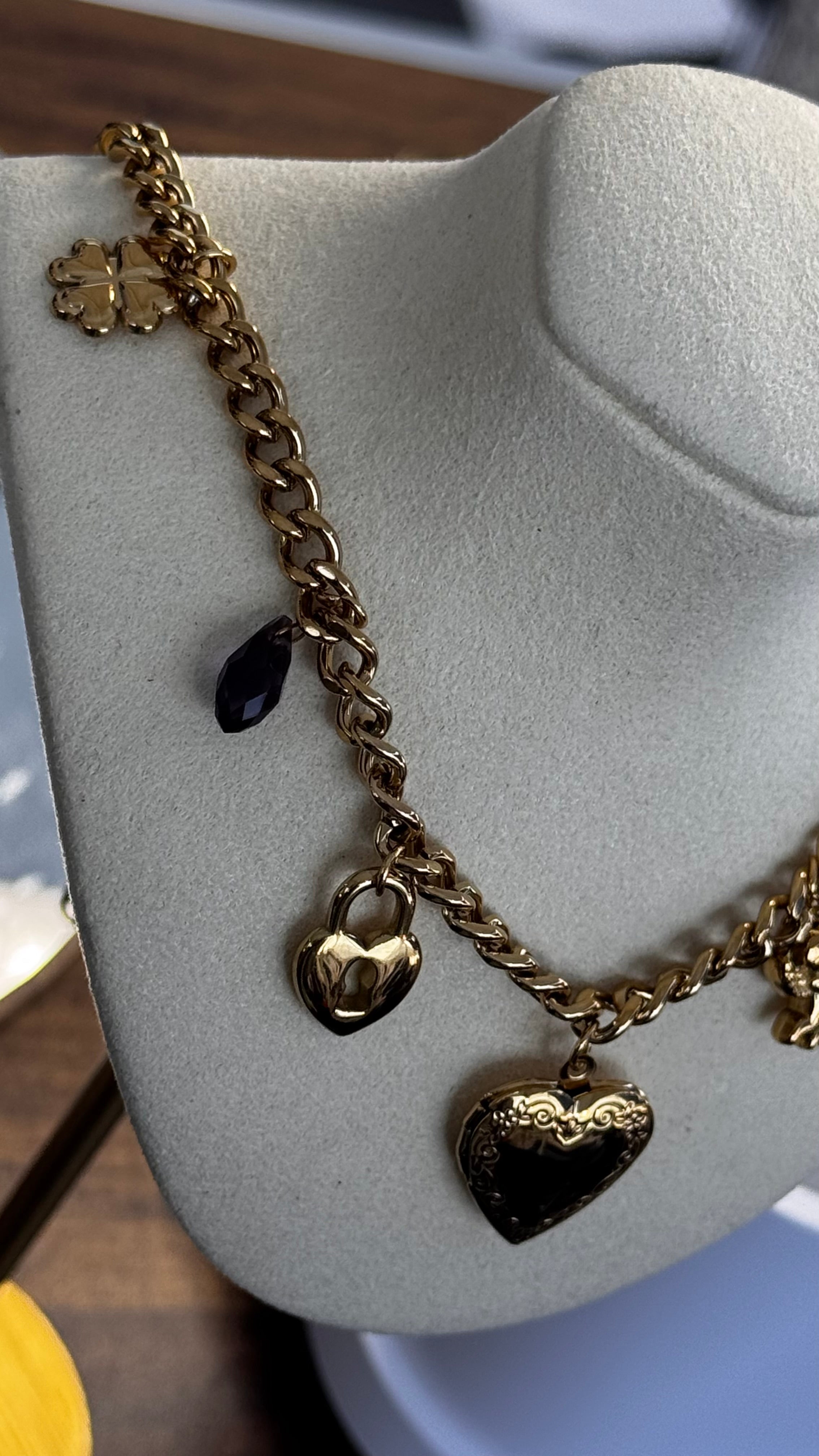 The Angel Locket Charm Necklace