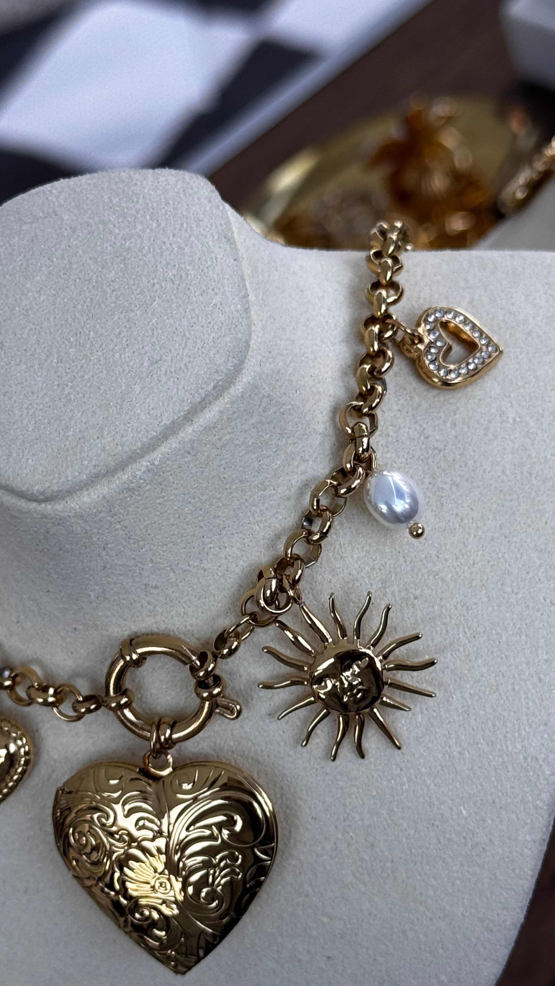 The Sunshine Locket Charm Necklace