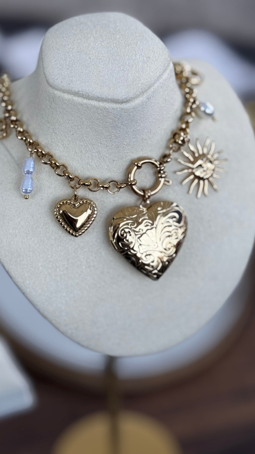 The Sunshine Locket Charm Necklace