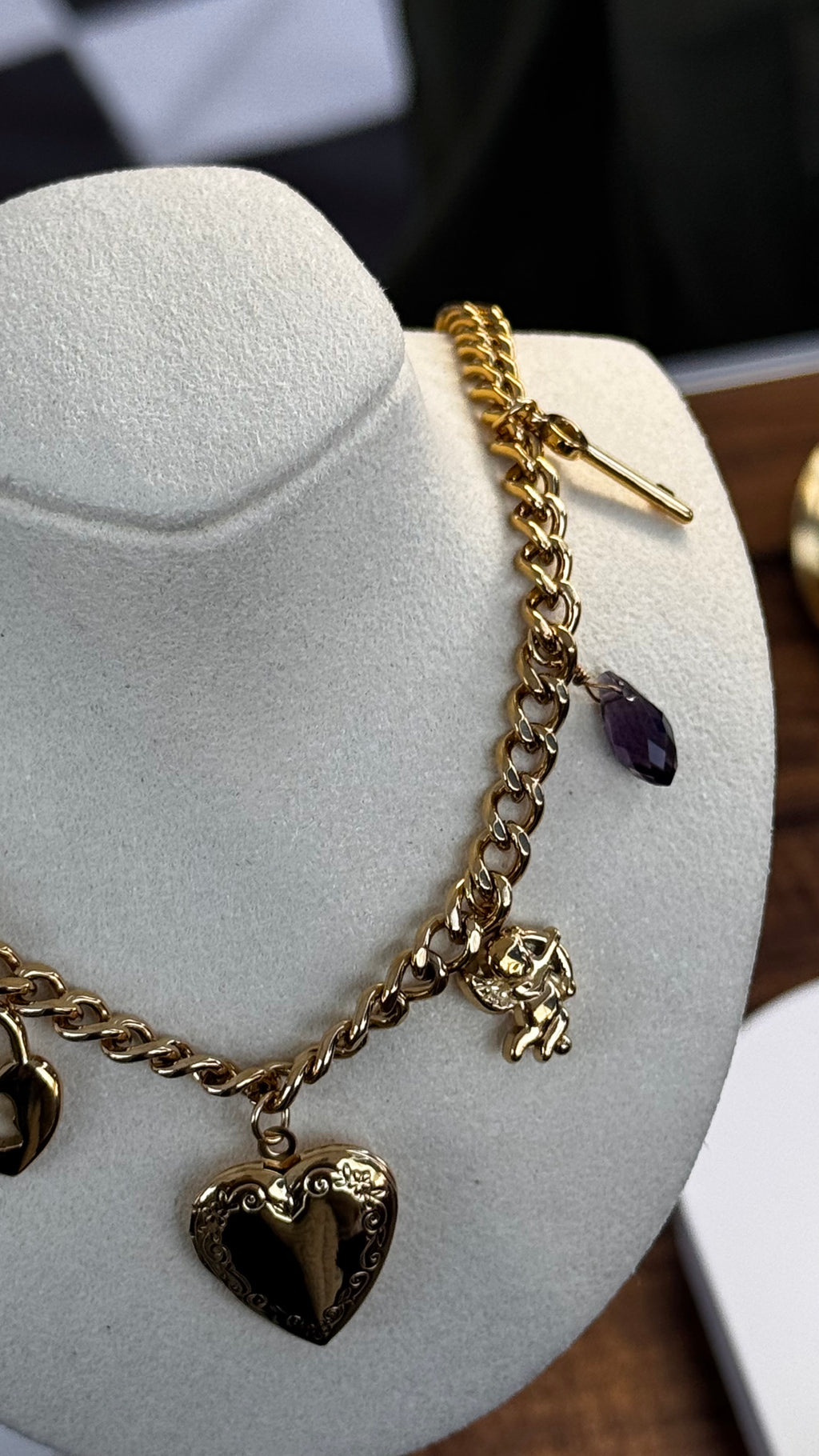 The Angel Locket Charm Necklace