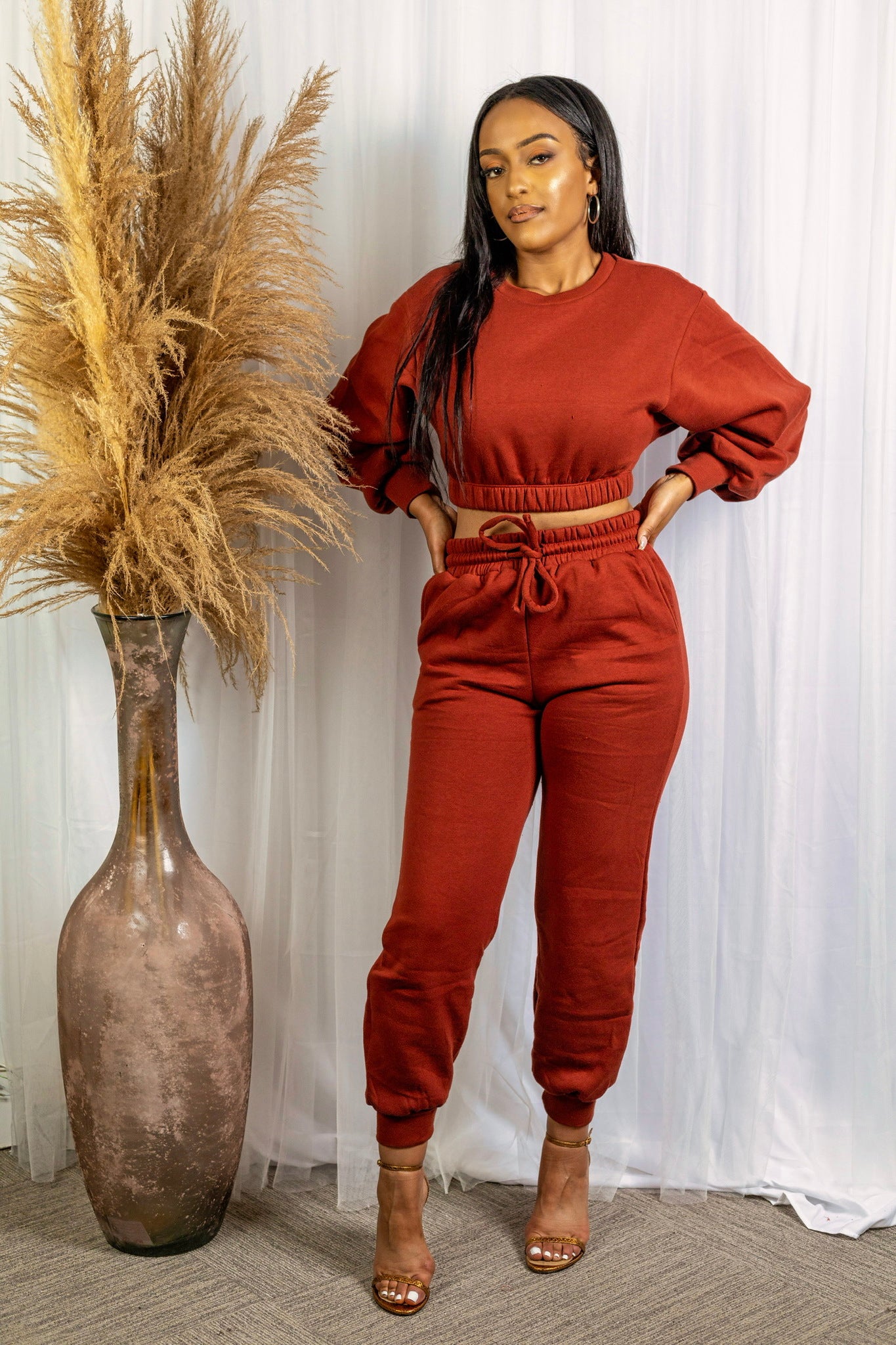 DARK RUST JOGGER