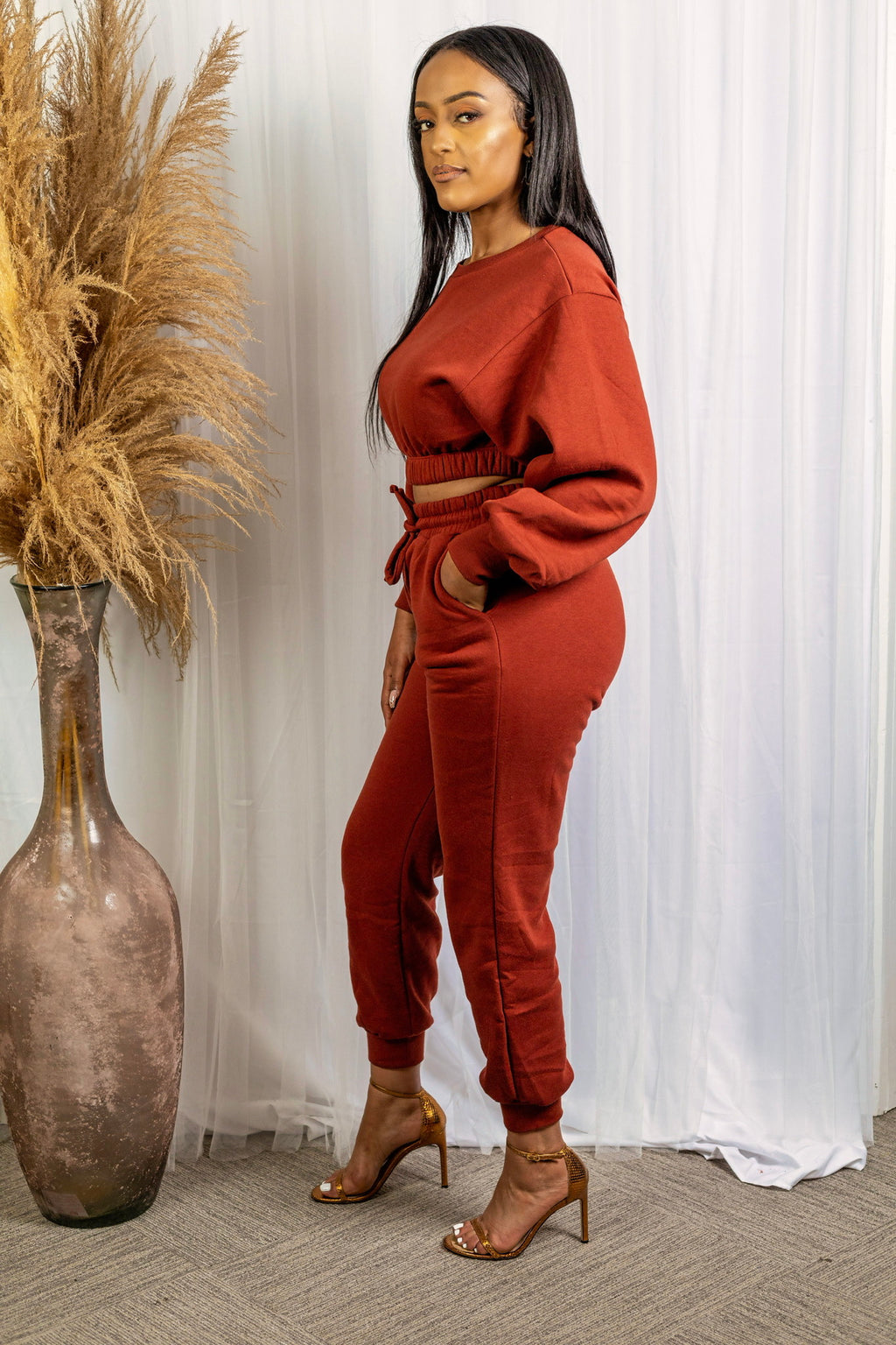 DARK RUST JOGGER