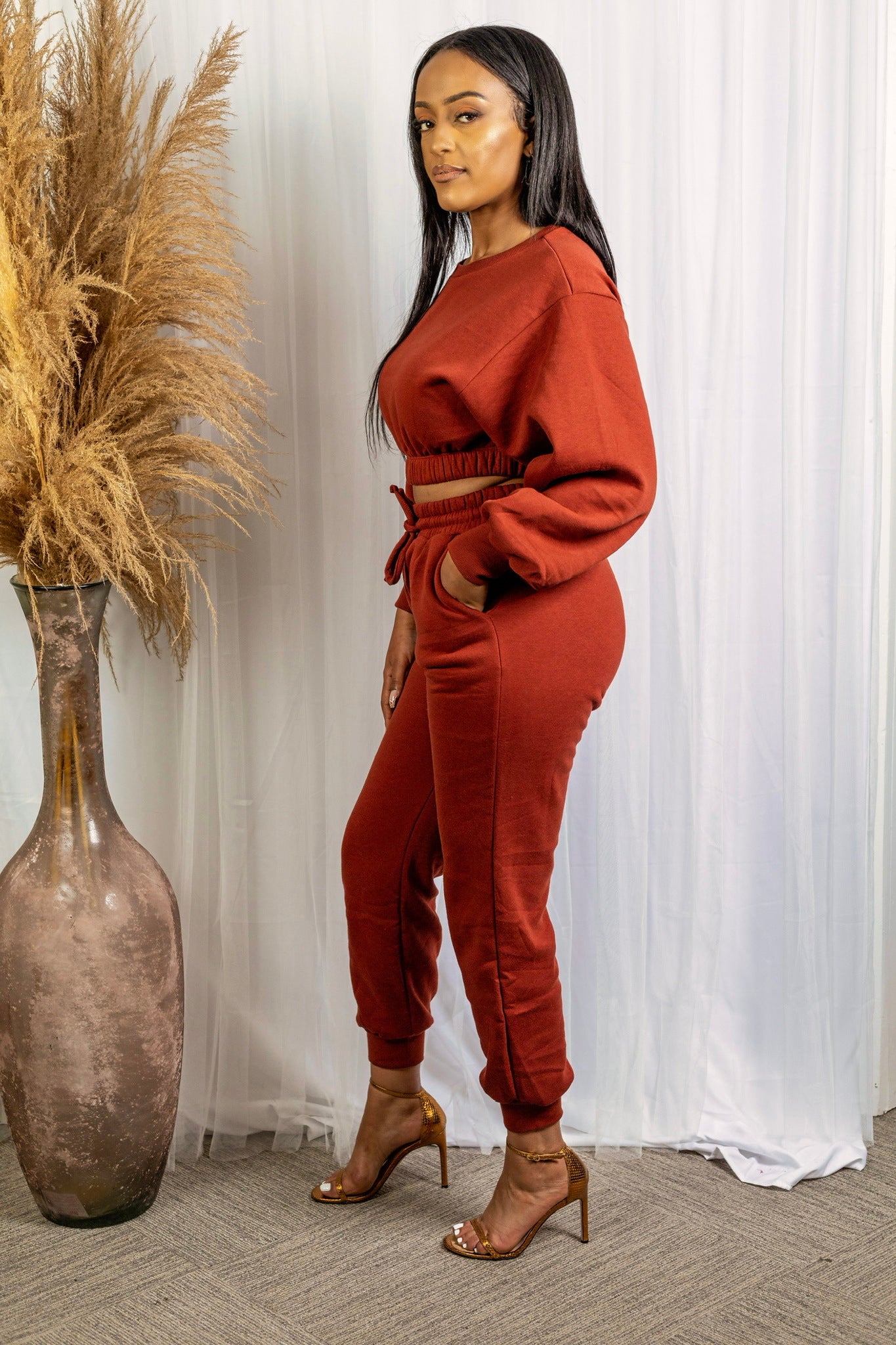 DARK RUST JOGGER