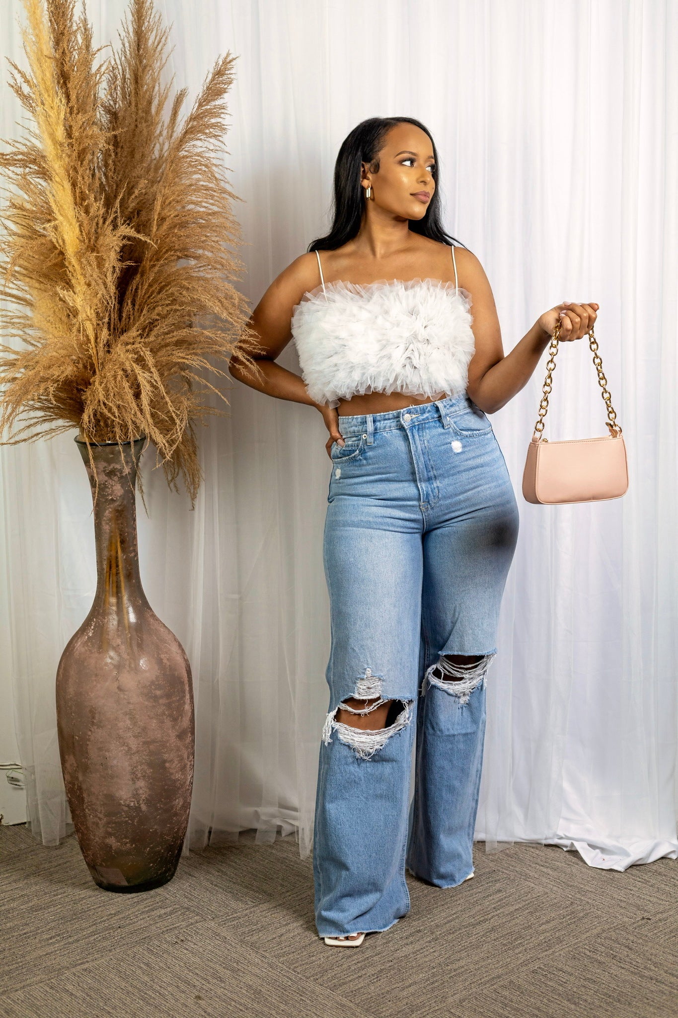 AVA DISTRESSED DENIM