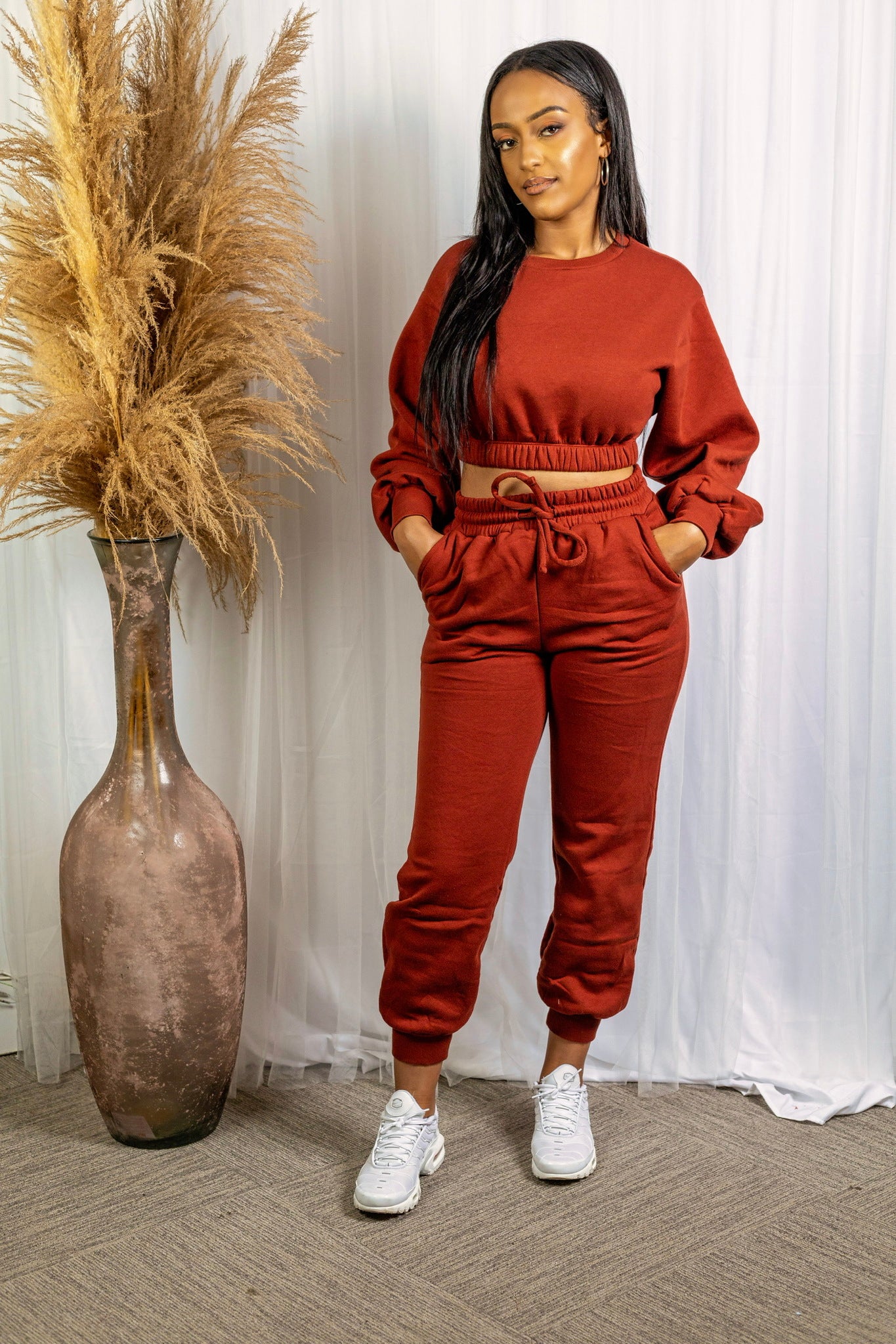 DARK RUST JOGGER